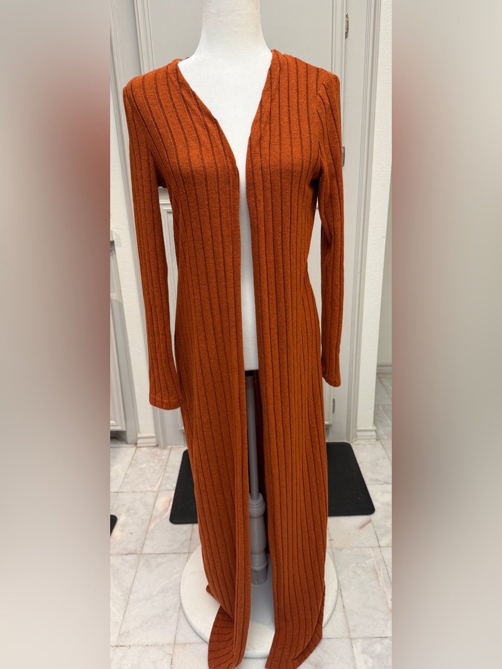 Women's Long Sleeve Ribbed Open
Front Cardigan SHEIN Sz M, 6, NWOT